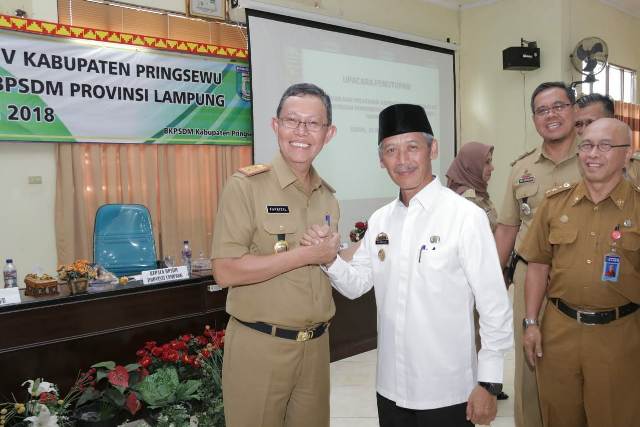 Diklatpim IV Angkatan I 2018 Pemkab Pringsewu Ditutup