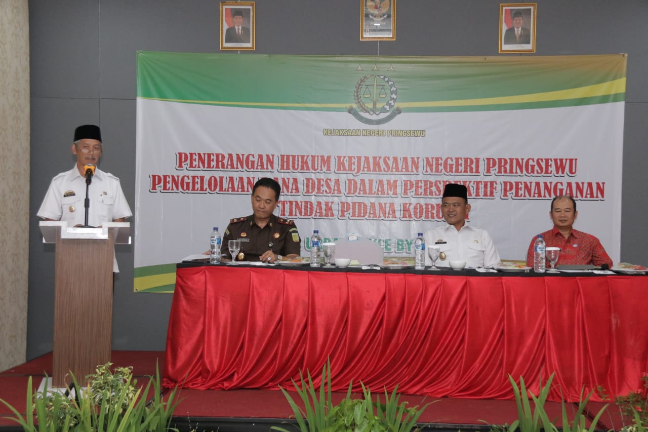 126 Kepala Pekon se Kabupaten Pringsewu Ikuti Penerangan Hukum Pengelolaan Dana Desa