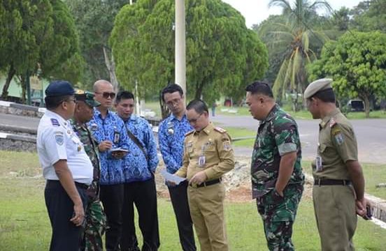 Sekda Way Kanan Kunjungi Bandara Lanudad Gatot Subroto