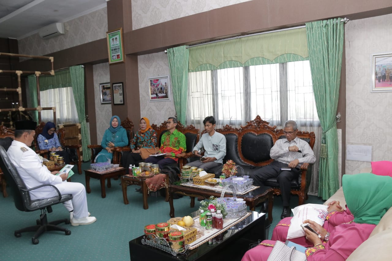 Wabup Pringsewu Audiensi dengan TBM