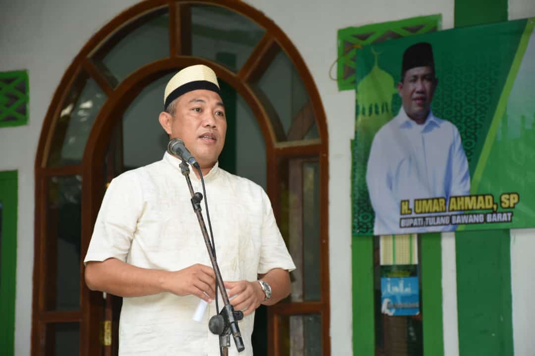 Bupati Tubaba Awali Safari Ramadhan Di Masjid Nurul Ikhsan