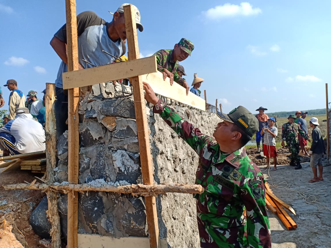 Dandim 0426 Tulang Bawang Pantau Langsung Pra TMMD