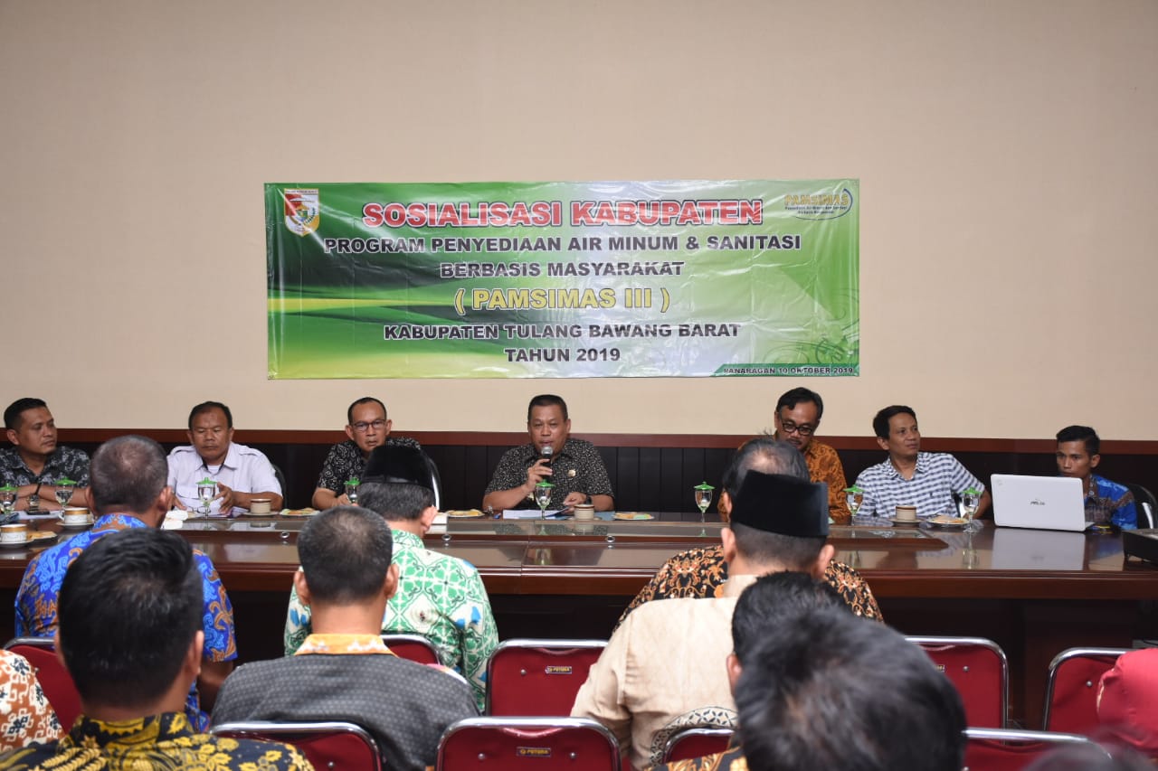 Pemkab Tulang Bawang Barat Sosialisasikan Program Air Minum Dan Sanitasi
