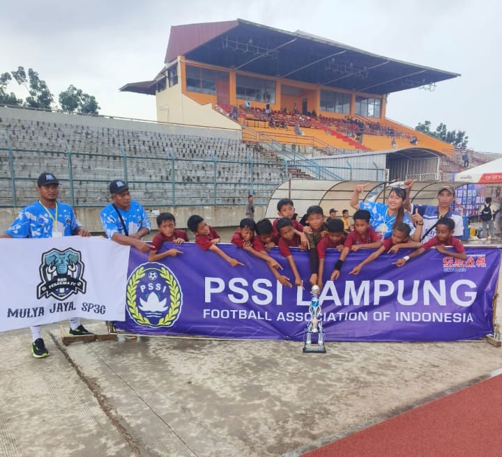 SSB U12 Persema FC Gunung Agung raih Juara Dua,Ketua KONI Tubaba Beri Apresiasi