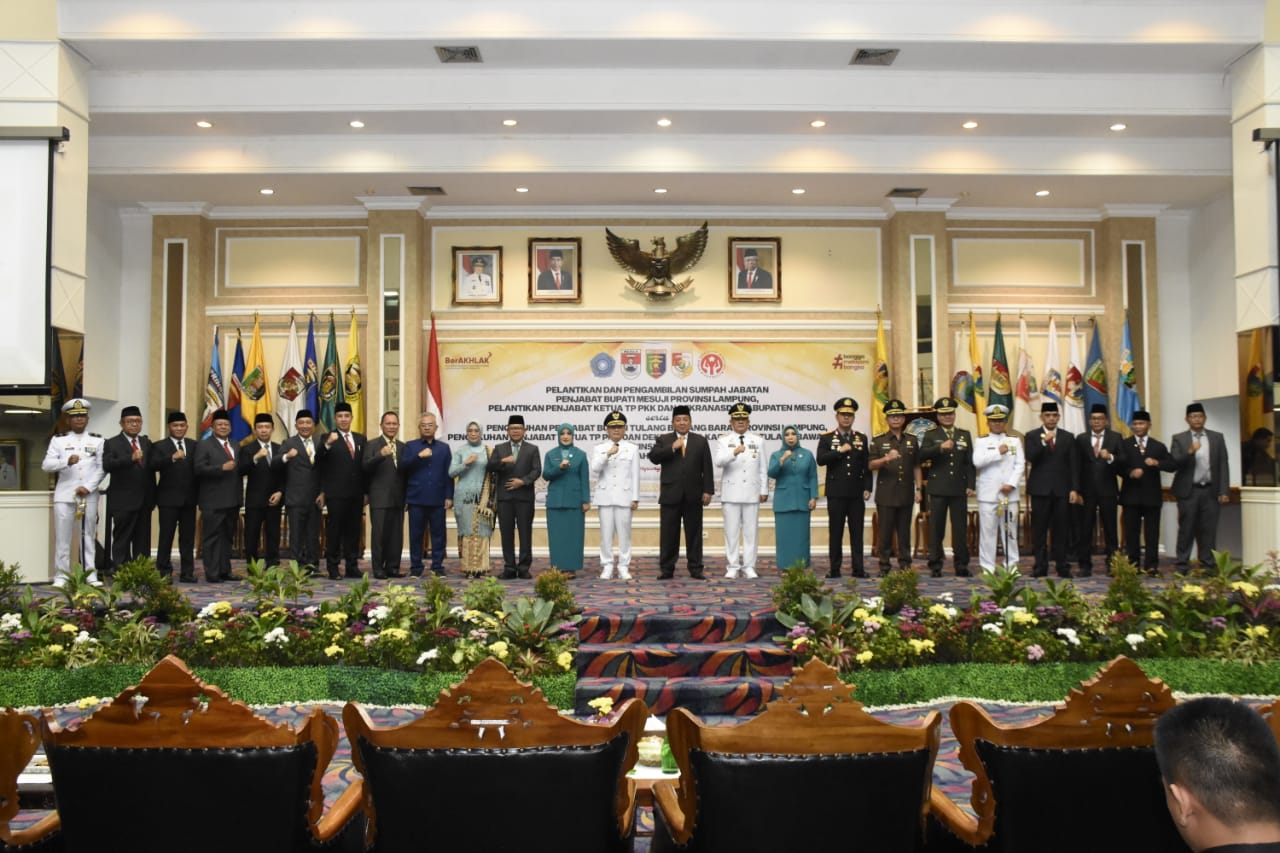 M. Firsada Resmi kembali Dikukuhkan Sebagai Pj Bupati Tubaba