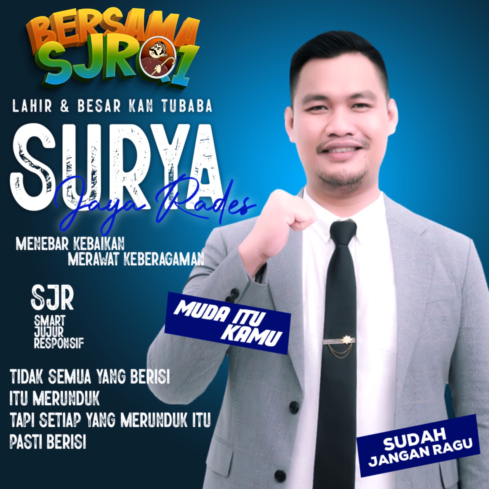 Profil Serta Karir Cemerlang Seorang Surya Jaya Rades (SJR) Bakal Calon Bupati Tubaba
