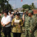 Bupati Lampung Timur Dampingi Pangdam XXI/Radin Inten Tinjau Pembangunan TNWK