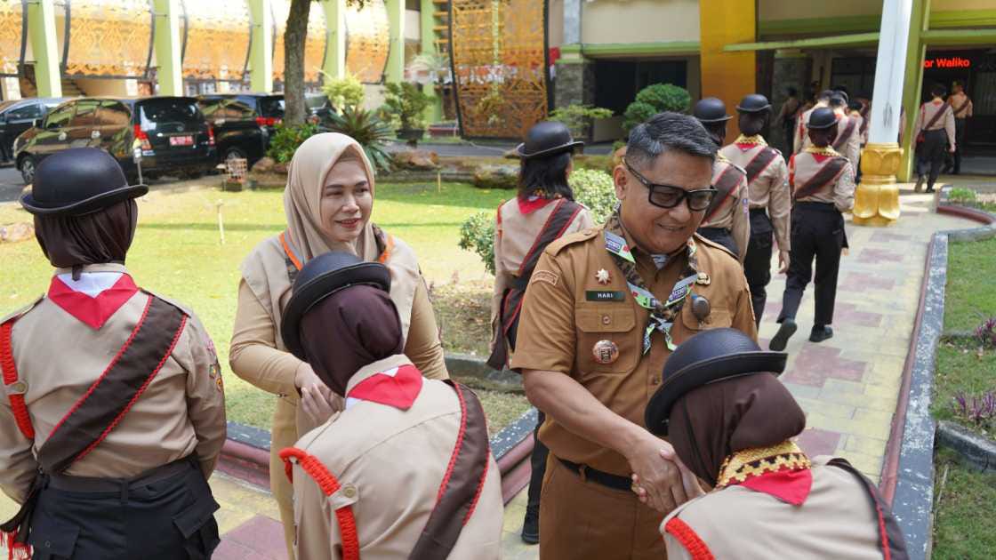 42 Pramuka Kota Metro Siap Bawa Nama Daerah di Jamnas XII 2026